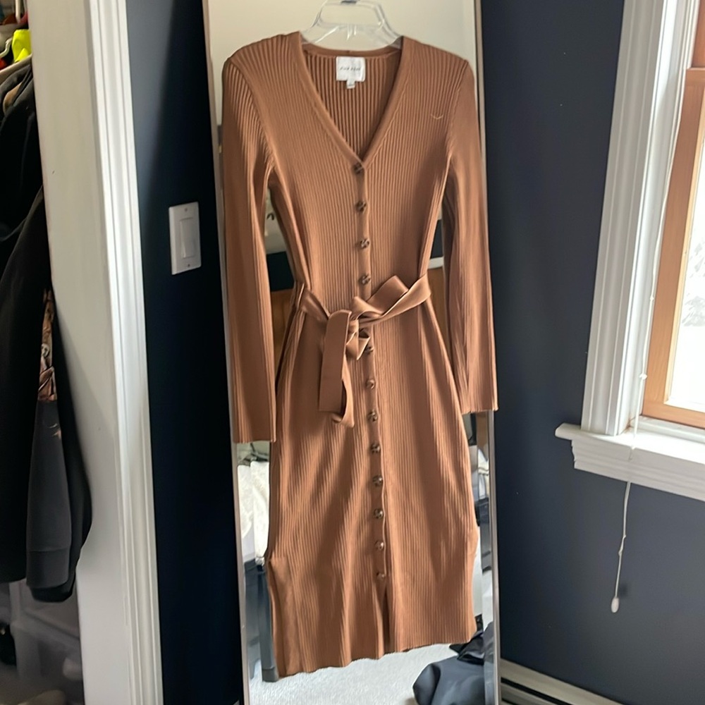 Pink Rose Dress l Large